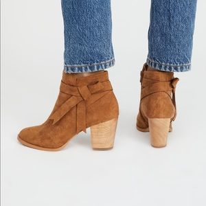 Free People Alameda vegan suede ankle boots